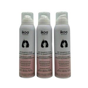Ikoo Dry Shampoo / Foam - Color Protect & Repair 5.1 oz (pack of 3)